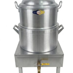 Nồi hấp inox dùng điện đường kính 46cm