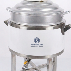 Nồi hấp inox dùng điện đường kính 60cm